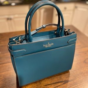 NWT Kate Spade satchel in blue.